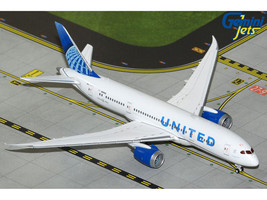 Boeing 787 8 Commercial Aircraft United Airlines N26902 White with Blue Tail 1/400 Diecast Model Airplane GeminiJets GJ2329