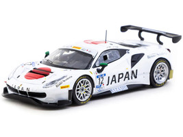 Ferrari 488 GT3 #12 Tamotsu Kondo Ken Seto Team Japan FIA GT Nations Cup 2018 Hobby64 Series 1/64 Diecast Model Car Tarmac Works T64-072-18GTN12