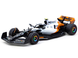 McLaren MCL60 #4 Lando Norris 3rd Place Formula One F1 Spanish GP Qualifying 2023 Global64 Series 1/64 Diecast Model Tarmac Works T64G-F070-LN1