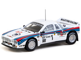 Lancia 037 Rally #1 Walter Rohrl Christian Geistdorfer Martini Racing Winner Rallye Monte Carlo 1983 Hobby64+ Series 1/64 Diecast Model Car Tarmac Works T64P-TL002-83RMC01