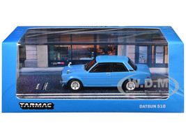 Datsun 510 Light Blue Road64 Series 1/64 Diecast Model Car Tarmac Works T64R-052-LB