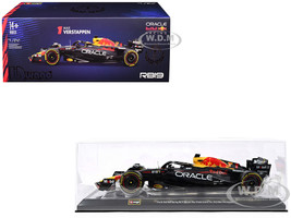 Red Bull Racing RB19 #1 Max Verstappen Oracle Winner Formula One F1 Championship Drivers Champion 2023 with Display Case 1/24 Diecast Model Car Bburago 28030MV