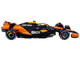 McLaren MCL38 #4 Lando Norris OKX Winner Formula One F1 Miami GP 2024 with Display Case 1/24 Diecast Model Car Bburago 28033LN
