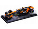 McLaren MCL38 #4 Lando Norris OKX Winner Formula One F1 Miami GP 2024 with Display Case 1/24 Diecast Model Car Bburago 28033LN