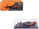 McLaren MCL38 #4 Lando Norris OKX Winner Formula One F1 Miami GP 2024 with Display Case 1/24 Diecast Model Car Bburago 28033LN