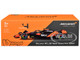 McLaren MCL38 #4 Lando Norris OKX Winner Formula One F1 Miami GP 2024 with Display Case 1/24 Diecast Model Car Bburago 28033LN