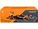 McLaren MCL38 #4 Lando Norris OKX Winner Formula One F1 Miami GP 2024 with Display Case 1/24 Diecast Model Car Bburago 28033LN