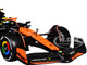 McLaren MCL38 #4 Lando Norris OKX Winner Formula One F1 Miami GP 2024 with Display Case 1/24 Diecast Model Car Bburago 28033LN