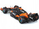 McLaren MCL38 #81 Oscar Piastri OKX Formula One F1 Miami GP 2024 with Display Case 1/24 Diecast Model Car Bburago 28033OP