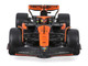 McLaren MCL38 #81 Oscar Piastri OKX Formula One F1 Miami GP 2024 with Display Case 1/24 Diecast Model Car Bburago 28033OP