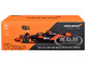 McLaren MCL38 #81 Oscar Piastri OKX Formula One F1 Miami GP 2024 with Display Case 1/24 Diecast Model Car Bburago 28033OP