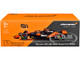 McLaren MCL38 #81 Oscar Piastri OKX Formula One F1 Miami GP 2024 with Display Case 1/24 Diecast Model Car Bburago 28033OP