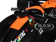 McLaren MCL38 #81 Oscar Piastri OKX Formula One F1 Miami GP 2024 with Display Case 1/24 Diecast Model Car Bburago 28033OP