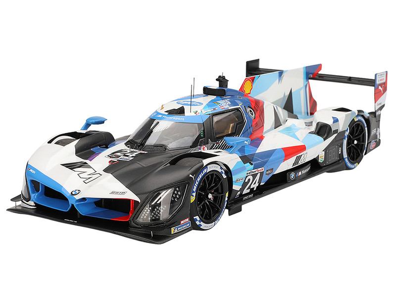 BMW M Hybrid V8 GTP #24 Philipp Eng Augusto Farfus Jesse Krohn Dries Vanthoor BMW M Team RLL 24 Hours of Daytona 2024 1/18 Model Car Top Speed TS0568