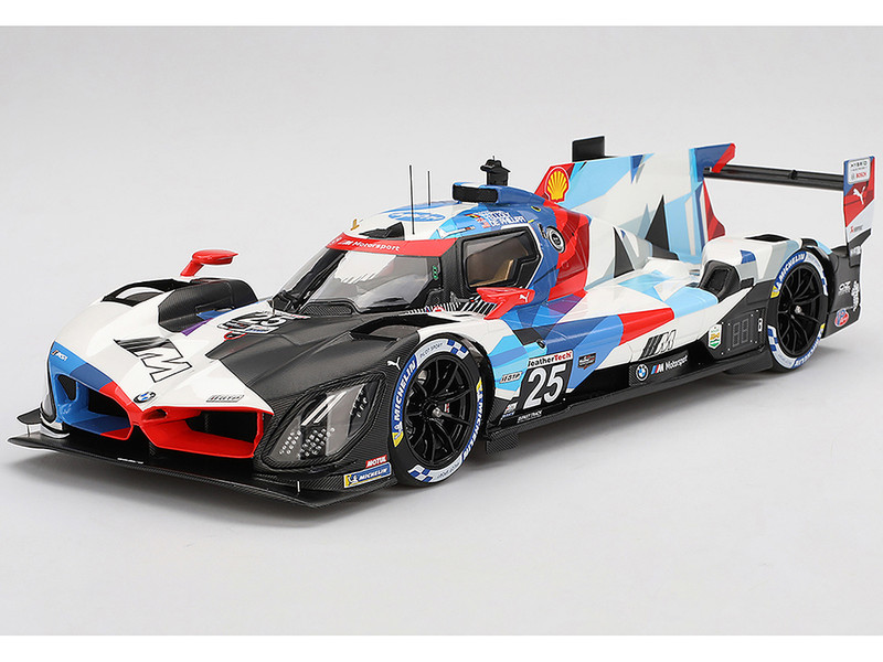 BMW M Hybrid V8 GTP #25 Connor De Phillippi Maxime Martin Rene Rast Nick Yelloly BMW M Team RLL 24 Hours of Daytona 2024 1/18 Model Car Top Speed TS0569