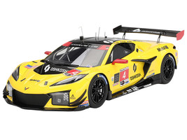 Chevrolet Corvette Z06 GT3 R #4 Earl Bamber Nicky Catsburg Tommy Milner Corvette Racing by Pratt Miller Motorsports 24 Hours of Daytona 2024 1/18 Model Car Top Speed TS0571
