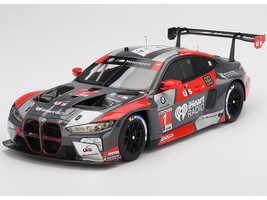 BMW M4 GT3 #1 Bryan Sellers Madison Snow Neil Verhagen Paul Miller Racing 12 Hours of Sebring 2024 1/18 Model Car Top Speed TS0572