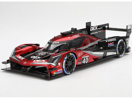Acura ARX 06 GTP #40 Louis Deletraz Colton Herta Jordan Taylor Wayne Taylor Racing with Andretti Winner 12 Hours of Sebring 2024 1/18 Model Car Top Speed TS0592