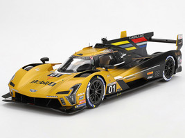 Cadillac V Series R #01 Sebastien Bourdais Scott Dixon Renger van der Zande Cadillac Racing 2nd Place 12 Hours of Sebring 2024 1/18 Model Car Top Speed TS0605