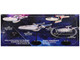Skill 2 Model Kit U S S Enterprise Four Ship Set Star Trek 1/2500 Scale Model AMT AMT1485