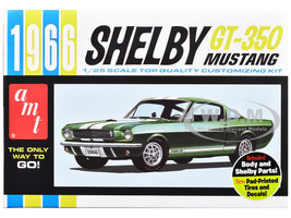Skill 2 Model Kit 1966 Shelby Mustang GT-350 1/25 Scale Model AMT AMT1491