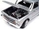 1968 Chevrolet C10 Stepside Pickup Truck Silver Metallic 1/18 Diecast Model Car Auto World AW324