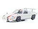 Lotus Europa RHD Right Hand Drive White with Red Stripe The Circuit Wolf Manga 1/64 Diecast Model Car Kyosho 07009B1