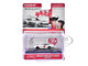 Nissan Fairlady RHD Right Hand Drive White with Red Graphics The Circuit Wolf Manga 1/64 Diecast Model Car Kyosho 07009B4