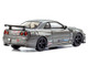 Nissan Skyline GT R Nismo BNR34 RHD Right Hand Drive Gray Metallic 1/64 Diecast Model Car Kyosho 07130LGR