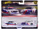 BMW 320 Group 5 #12 White with Stripes and 2001 BMW M3 GTR #3 White with Stripes Car Culture Set of 2 Cars Diecast Model Cars Hot Wheels JBK99