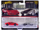 Lamborghini Countach LP5000 QV Red and Lancia Stratos Zero Gray Metallic Car Culture Set of 2 Cars Diecast Model Cars Hot Wheels JBL02