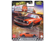 1969 Ford Mustang Boss 302 Orange with Black Stripes and Hood Boulevard Series Diecast Model Car Hot Wheels JBL20