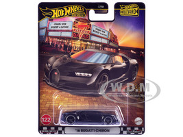 2016 Bugatti Chiron Black Boulevard Series Diecast Model Car Hot Wheels JBL30