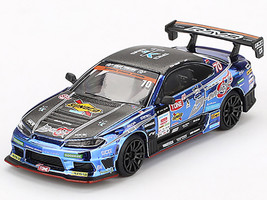 Nissan Silvia S15 D MAX RHD Right Hand Drive #70 Masashi Yokoi D MAX Racing D1 Grand Prix 2023 Limited Edition 1/64 Diecast Model Car Mini GT MGT00855