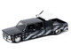 1973 Chevrolet Cheyenne Super 30 Pickup Truck Black with American Flag Graphics Limited Edition to 8250 pieces Worldwide 1/64 Diecast Model Car M2 Machines 39000-MJS07