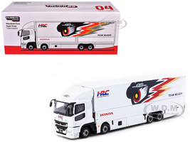 TARMAC WORKS 1/64 LIBERTY WALK 三菱ふそう Mitsubishi Fuso Truck with Transporter 