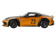 Nissan Fairlady Z #23 LB NATION WORKS LB Gold Metallic with Matt Black Hood and Black Top Limited Edition 1/64 Diecast Model Car Mini GT MGT00782