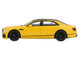 Bentley Flying Spur Monaco Yellow with Black Top Limited Edition 1/64 Diecast Model Car Mini GT MGT00955