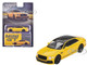Bentley Flying Spur Monaco Yellow with Black Top Limited Edition 1/64 Diecast Model Car Mini GT MGT00955