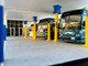 Greyhound Bus Station Diorama EZ Assembly Kit 1/87 (HO) Model Iconic Replicas 87-0599
