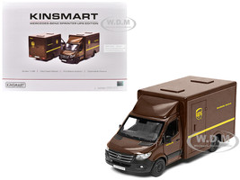 Mercedes Benz Sprinter Van UPS Worldwide Services Brown 1/48 Diecast Model Car Kinsmart KT5476D