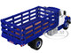 1970s International Loadstar Stake Truck White and Navy Blue 1/64 Diecast Model DCP/First Gear 60-2041
