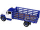 1970s International Loadstar Stake Truck White and Navy Blue 1/64 Diecast Model DCP/First Gear 60-2041