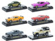 Auto Meets Set of 6 Cars IN DISPLAY CASES Release 90 Limited Edition 1/64 Diecast Model Cars M2 Machines 32600-90