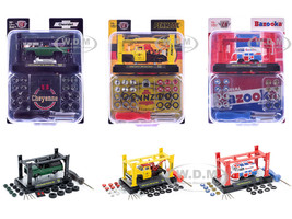 Model Kit 3 piece Car Set Release 79 Limited Edition to 9600 pieces Worldwide 1/64 Diecast Model Cars M2 Machines 37000-79