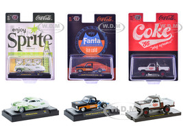 Sodas Set of 3 pieces Release 54 Limited Edition to 10000 pieces Worldwide 1/64 Diecast Model Cars M2 Machines 52500-A54