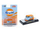1960 Volkswagen Delivery Van Gulf Oil Light Blue and Orange Limited Edition to 5500 pieces Worldwide 1/64 Diecast Model Car M2 Machines 31500-MJS84