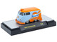 1960 Volkswagen Delivery Van Gulf Oil Light Blue and Orange Limited Edition to 5500 pieces Worldwide 1/64 Diecast Model Car M2 Machines 31500-MJS84