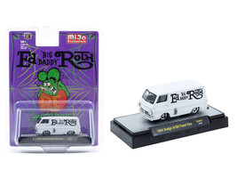 1964 Dodge A100 Panel Van Ed Big Daddy Roth Rat Fink White Limited Edition to 4950 pieces Worldwide 1/64 Diecast Model Car M2 Machines 31500-MJS85