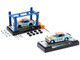 1971 Nissan Skyline GT R RHD Right Hand Drive #15 Gulf Oil Light Blue and Orange Auto Lifts Series Limited Edition to 3300 pieces Worldwide 1/64 Diecast Model Car M2 Machines 37000-MJS01